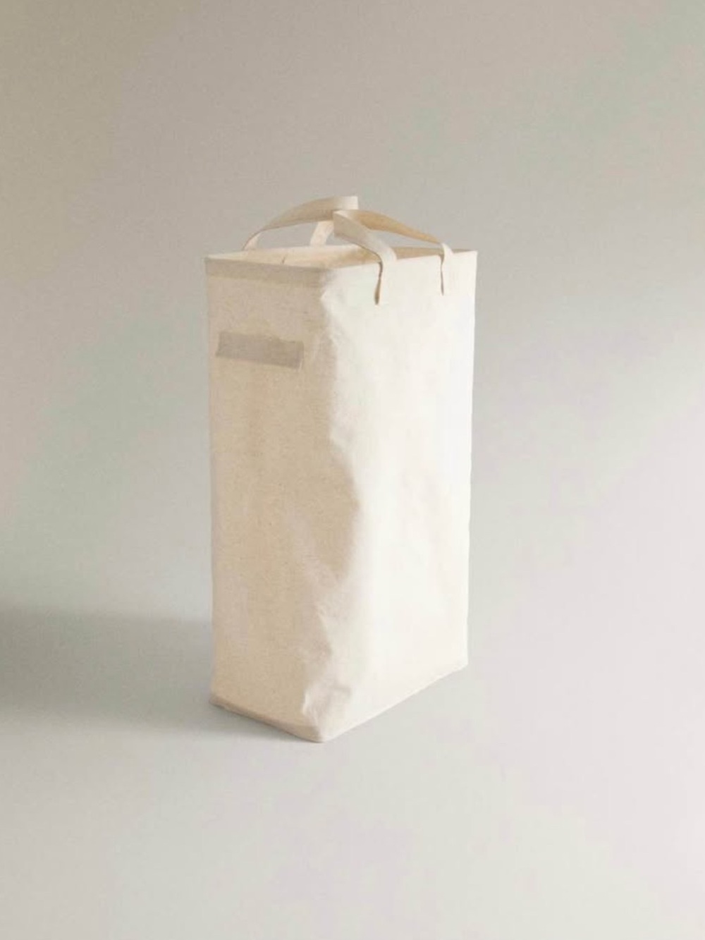 Zara Home Linen Laundry Hamper